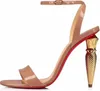 Sapatos femininos e americanos de 2022 Sapatos de moda multicolorida em forma especial Sandals Sandals Sapatos Tamanho 35-42 SLIPPER STILETTO SLUPER GOLD SAPELO