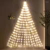 Str￤ngar 600 LED Fairy String Lights Outdoor Garden Halloween Julvattenfall Br￶llopsdekoration Personlig semesterfest