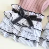 Vestidos de vestuário de cachorro vestidos meninas com saias tutu para cães rosa colete preto bichon roupas xs-xl size chihuahua traje pequeno gato gatos vestido de estimação