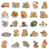 50st Graffiti Skateboard Stickers Capybara Animal For Car Laptop iPad Bicycle Motorcykel Hj￤lm PS4 Telefon Kids Toys Diy Decals PVC Guitar Sticker