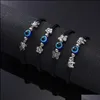 Charmarmbanden Blue Evil Eye Charm gevlochten touwketens armbanden voor vrouwen mannen Turtle olifant hamsa hand rode snaar armband mode dhxvp