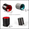 Party Decoration Dice Cup Set Pu Leather Whiskey Bar Sieve Cups Game Party Props High Quality 8 5Oj Uu Drop Delivery Home Garden Fes Dhjsv