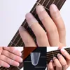 Other Housekeeping Organization 4Pcs Set Ultra thin Left Hand Guitar Fingertip Protector Silicone Finger Guard Cover For S M L Transparent White Color 221111