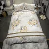 Autumn Designer Bed Comforters Set Bedding set tencel duvet Sheet Beddings set 4st quilt täcker ht17615829698