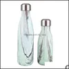 Water Bottles 500Ml Cola Shaped Water Bottle Vacuum Insated Travel Stainless Steel Coke Outdoor Drop Delivery Home Garden Kitchen Di Dhfj6
