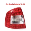 Car Rear Bumper Light For SKODA Octavia A5 A6 RS 2007 - 2017 Tail Light Cover Brake Lamp Housing Car-styling