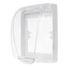 Badaccessoireset Plastic wandschakelaar Waterdichte deksel Lichte paneel Paneel Deurbel Flip C G5ab