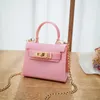 Fashion Children Backpacks Candy Color Handtas Satchel Mini Purse Jelly Schoudertas Crossbody Purse met handvat Kettingriem klein