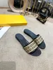 Italien Lux Sandal Ladies Sandals Splicing Designer New Fashion Slippers Letter Slide Summer Original Box Dust Bag