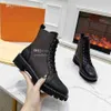 Högkvalitativ ankelstövlar Designer Louiseity Boot Leather Stylish Women Winter Booties Sexig och varm viutonity DFGDD