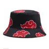 Outdoor Sonnenschutzmischhut Herrenkappen japanische Kunst Cartoon Print Cloud Fisherman Hat Damen Hats Hats Basin Cap GC1796