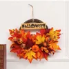 Kwiaty dekoracyjne Halloween wieniec drzwi wisiorek nawiedzony dom dekoracja przenośna dynia festiwal festiwalu jesienne zapasy imprezy