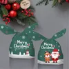 Kerst Candy Bags Geschenkwikkel Haktbehandeling Biscuit Goody Gift Bag For Cake Pops Gunsten 50PCSlot8721503