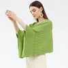 Women's T Shirts Miyake's Round Neck Dolman Sleeve Irregular Top Pleated Short Early Autumn Sweater Niche Fashion Women's Clothing