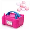 Party Decoration Electric Balloon Air Pump Inflator DualNozzle GloboS Hine Blower voor feestboog kolomkolomstandoplossing 211103 Drop DHJPD