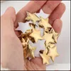 Andere kunsten en ambachten Andere kunst en ambachten 100/200 %/pack 2cm gouden schuimstofsterren sterren sieradenmateriaal Diy Wedd Dhgzf