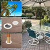 Outra organização de limpeza 2pcstable guarda -alvo tampa do anel conjunto de parasol plugue de tamanho padrão para a tampa da mesa de jardim de casa 221111