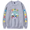 Herrtröjor The Cuphead Show Cartoon Sweatshirt Crewneck Långärmad män Kvinnors outwear Harajuku Streetwear 2022 American Anime