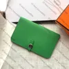 10A Luxury Togo Leather Fashion Card Bag Package Passpaket Multifunktionella plånbok Fritid Sweet Lady Hand Bag