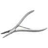 7 inch Silver Stainless Steel Clamp Hair Extension Plier with two holes Keratin Hair Extensions Removal Tools