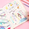 Art Supplies Flash Gel Pen 1.0mm Hand Account Highlighter Graffiti Painting Discoloration Powder Cute School