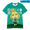 メンズTシャツ夏3Dアニマルクロッシングシャツ男性女性ヒップホップトップファッションハラジュクプリントカジュアル適切なTシャツ