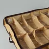 Opbergtassen 12 cellen stofvrije schoenen tas onder bed organizer vochtbestendige schoencontainers