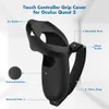 3D очки Kiwi Design Grip Cover для Oculus Quest 2 аксессуаров для сенсорного контроллера с помощью рукава с помощью ручки с регулируемым ручным ремнем 221025