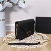 Womens Luxury Designer Shoulder Bags Fashion Triangle Standard Cross Pattern Delicate Cowhide Chain Single Shoulders Crossbody Bag Manufacturers Direct Sales