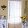 Curtain Roman Curtains Sheer Kitchen Door Window 1pc Liftering Blinds Water Soluble Embroidered