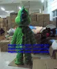 Traje de dinossauro verde mascote figurino adulto desenho animado traje de roupa de teatro Publicidade da praça zx2921