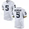 American College Football Wear Michigan Wolverines Big Ten Football NCAA College 5 Jabrill Peppers Jersey 10 Tom Brady 2 Charles Woodson 21 Desmond Howard LaMarr Woo