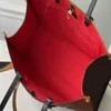 Верх на сумочки onthego Женские кожаные сумки на плечах леопардовые сплайсинг мешковые сумки для мессенджеров дизайнеры сумочка кошелек M58521198M