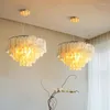 Żyrandole nowoczesne natura skorupa żyrandol do sypialni kuchnia jadalnia wisząca lampa lampa salon salon dekoracje artystyczne oświetlenie domowe