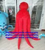 Red Octopus Cuttlefish Mascot Costume Sepia Devilfish Octopoda Squid Squid Adult Cartoon Greetings Company Kick-Off ZX2878