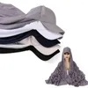 Ball Caps Fashion Chiffon Cotton Muslim Baseball Shawl Turban Hat Scarf