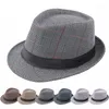 Bérets vintage des chapeaux de soleil pour hommes vintage plaidages jazz plaids fedoras chapeau panama plage cap plage classiques hommes femmes multicolores facultatifs