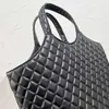 Вечерние сумки Gaby Tote Shopping Bag Стежная сумочка искренняя кожа ромбика модные буквы интерьер Zip Pocket Высококачественная большая мощность