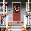 Decorative Flowers 2022 Halloween Pmupkin Door Hanging Wreath Hhaunted House Decoration Decorations Home Indoor Year