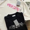 Herr t-shirts hög version våren och sommaren nya modevarumärke graffiti ren bomull lös axel mäns och kvinnors samma t-shirt