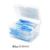 Escova de dentes 40pcs Push-pull pincel interdental de higiene oral branqueamento de dente palito de dente dental ortodôntico 221021