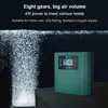 Luftpumpar Tillbehör Ultra Silent Aquarium Aerator Litium Batteri utomhusfiske Syret Pump Uppladdningsbar högeffekt bärbar 3W-7.5W 221111