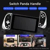 Spielcontroller niedlich für NS Switch Bluetooth-kompatible Gamepad Geeignetes linke und rechte Griff Joycons Wireless Panda