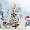 Decoraciones navideñas, bonitos accesorios para árbol de peluche de cordero, horquilla de lana de fieltro de oveja de viento, adornos pequeños para el hogar