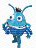 Blue Monster Mascot Costume Virus Inframicrobe Germ Pathogen Harmful Bacteria Adult Company Promotion Hilarious Funny zx1555