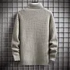 Maglioni da uomo Maglione dolcevita invernale di alta qualità Maglione spesso caldo Pullover casual Collo alto in maglia Maglioni natalizi maschili 221112