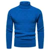 Men's Sweaters Mens Autumn Winter Sweater Pullovers Casual Knitted Wool Warm Turtleneck Long Sleeve Solid