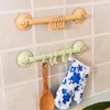 Hooks 1pc Movable Hook Rack Wall Kitchen Plastic Hanging Suction Type Sucker Hanger Towel Storage Bathroom Accessories