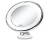 Miroirs Mamorage Miroir avec lampe à LED Lumière 10 fois Magnification Aspiration Pliage THREECOLOR CHARGE DIRECT BEAUTÉE 3375043