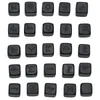 Takı Torbaları 25pcs/Set Rune Taşları Gravraved Elder Futhark Alfabe ile Ayarla Çakra Dengeleme Meditasyonu için Siyah Obsidiyen
